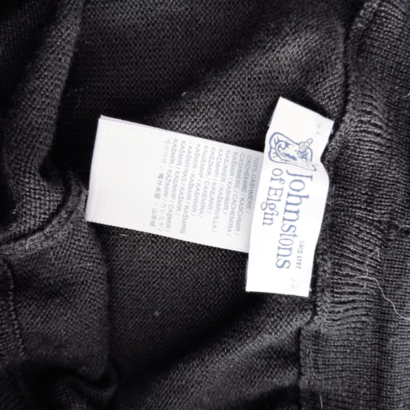 New JOHNSTONS OF ELGIN 100% Cashmere Wide Leg Lounge Pants Tall XL - Picture 4 of 4